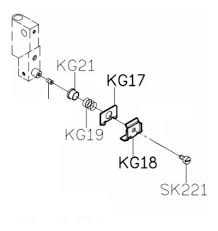 KIT TENSOR DA BARRA DA AGULHA SIRUBA F - KG17/KG18/KG19/KG21/SK221