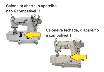 Kit aparelho de viés taquara 10 mm  ou 12 mm + aparelho para aplicação de viés sobreposição 20 mm ou 10 mm (acabamento externo)