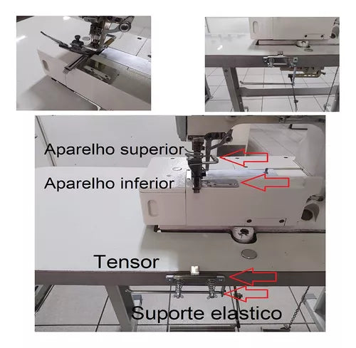 Kit aparelho de viés taquara 10 mm  ou 12 mm + aparelho para aplicação de viés sobreposição 20 mm ou 10 mm (acabamento externo)