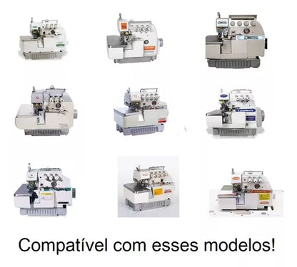 Calcador pezinho para overloque industrial preparado para fazer fru fru  .