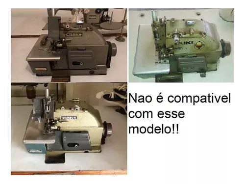 Calcador pezinho para overloque industrial preparado para fazer fru fru  .