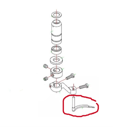 Looper Trançador Cobertura Mh41 Para Galoneira Colarete Siruba Bracob